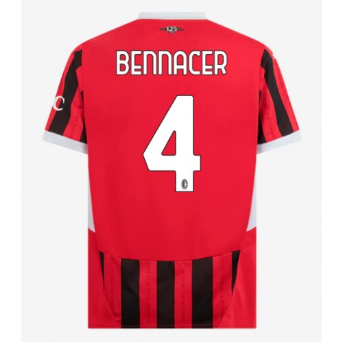 Dres AC Milan Ismael Bennacer #4 Domaci 2024-25 Kratak Rukav